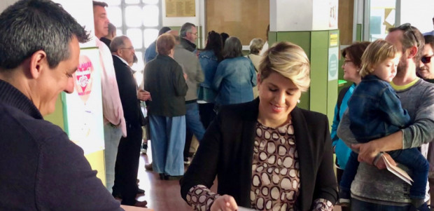 Noelia Arroyo, derecho al voto, elecciones generales, Cartagena