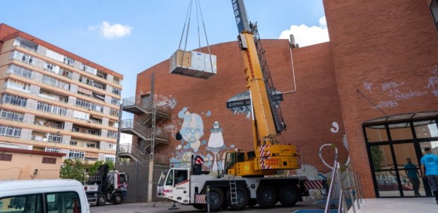 Comienza la tercera y última fase de los trabajos de climatización del Centro Cultural Ramón Alonso Luzzy