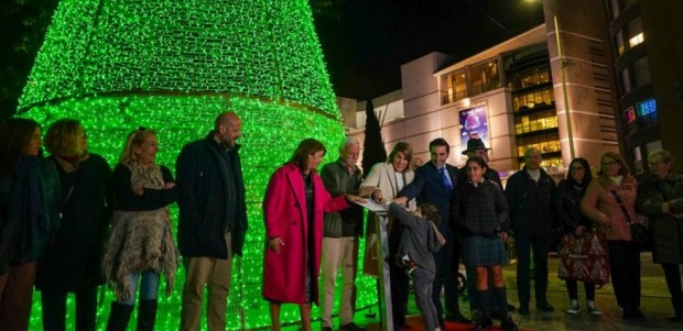 La Alameda de la Navidad ya brilla en Cartagena