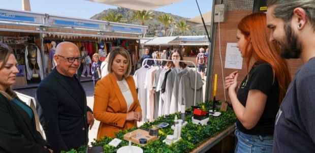 Más de treinta puestos de comercios locales participan en la II edición de la Feria del Comercio de Cartagena