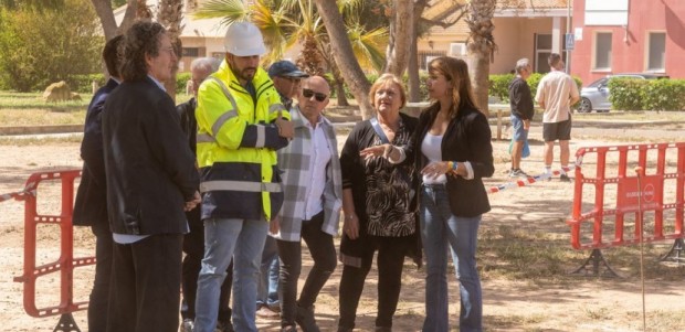 Comienzan las obras de un nuevo parque de calistenia junto a la Asociación de Vecinos de Nueva Cartagena