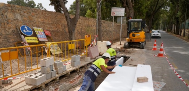 Espacio Algameca continúa la tercera fase y amplía la red de drenaje de aguas pluviales en el Barrio de la Concepción