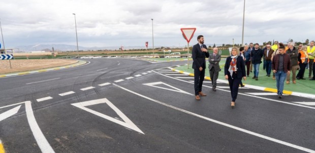 Cartagena mejora su conexión con Fuente Álamo y Sabic gracias a la renovación integral de 9 kilómetros de la carretera de La Aljorra