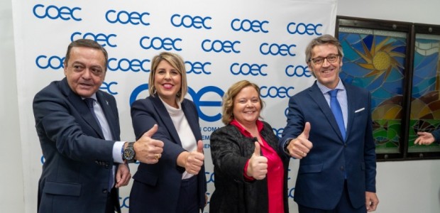 La alcaldesa Noelia Arroyo felicita a Ana Correa por su reelección como presidenta de la patronal empresarial COEC