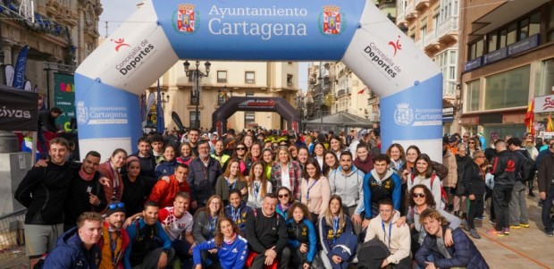 Más de 3.000 corredores en la San Silvestre más numerosa de Cartagena