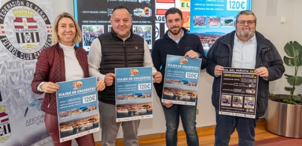 Aficionados del Cartagena y el Elche celebran el Día del Peñista este domingo junto al estadio Cartagonova