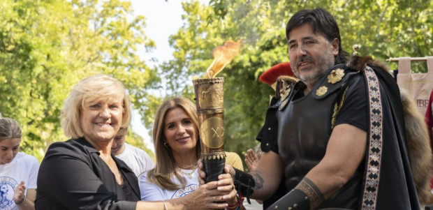 El Fuego Sagrado emprende su camino hacia Cartagena desde Linares