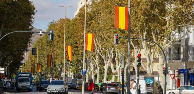 La bandera de España volverá a protagonizar en Cartagena la conmemoración de la Fiesta Nacional